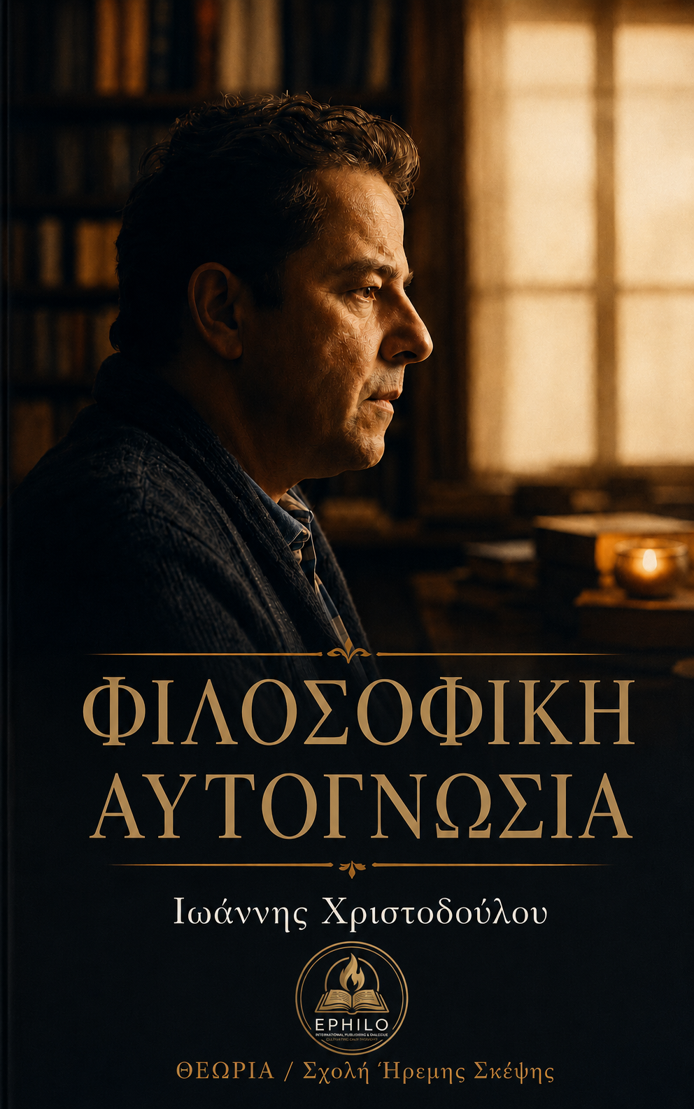 Εξώφυλλο του βιβλίου «Φιλοσοφική Αυτογνωσία» του Δρος Ιωάννη Σ. Χριστοδούλου, ελληνική ψηφιακή έκδοση EPUB.