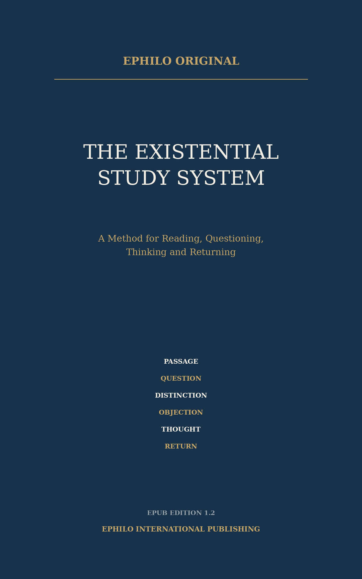 EPHILO ORIGINAL — The Existential Study System by Dr Ioannis S. Christodoulou